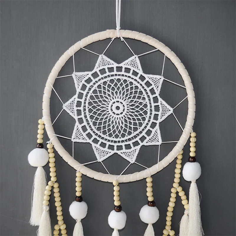 New-Wind Chimes& Hanging Decorations- Colorful Dreamcatcher Handmade Wind Chimes Hanging Pendant Home Wall Art Hangings Decora