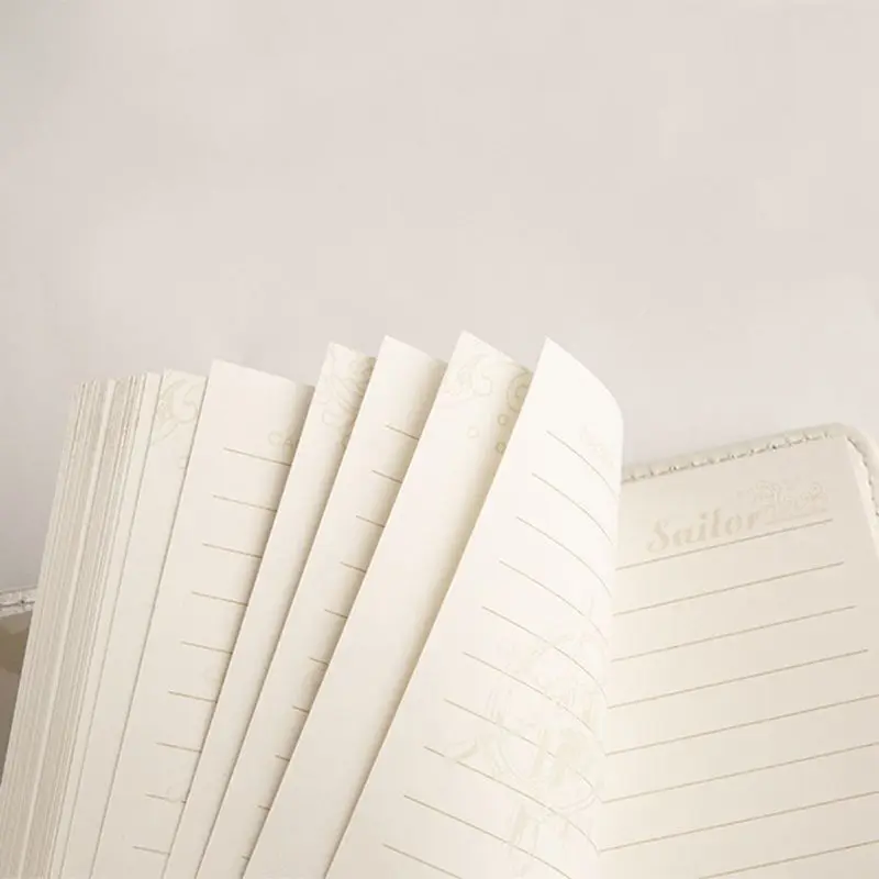 B6 Retro Notebook with Password Lock Leather Cover Traveler Diary Planner Agenda School Supplies Gift Stationery