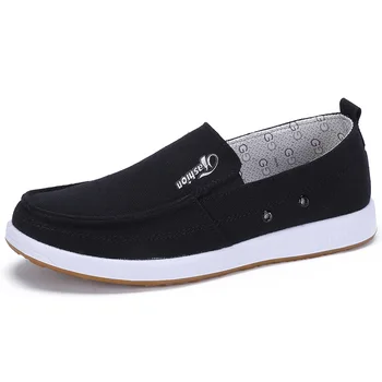 

2020 Spring and Autumn New Men's Shoes Low-cut Slippers Old Beijing Cloth Shoes Casual Soft Bottom Loose Comfortable Men's Shoes