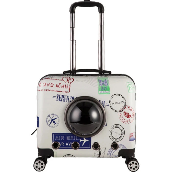 2 цвета, переноска для собак, кошек, рюкзак на колесиках, дорожная сумка для кошек, чехол на колесиках, переносная сумка для собак, кошек, дорожная сумка