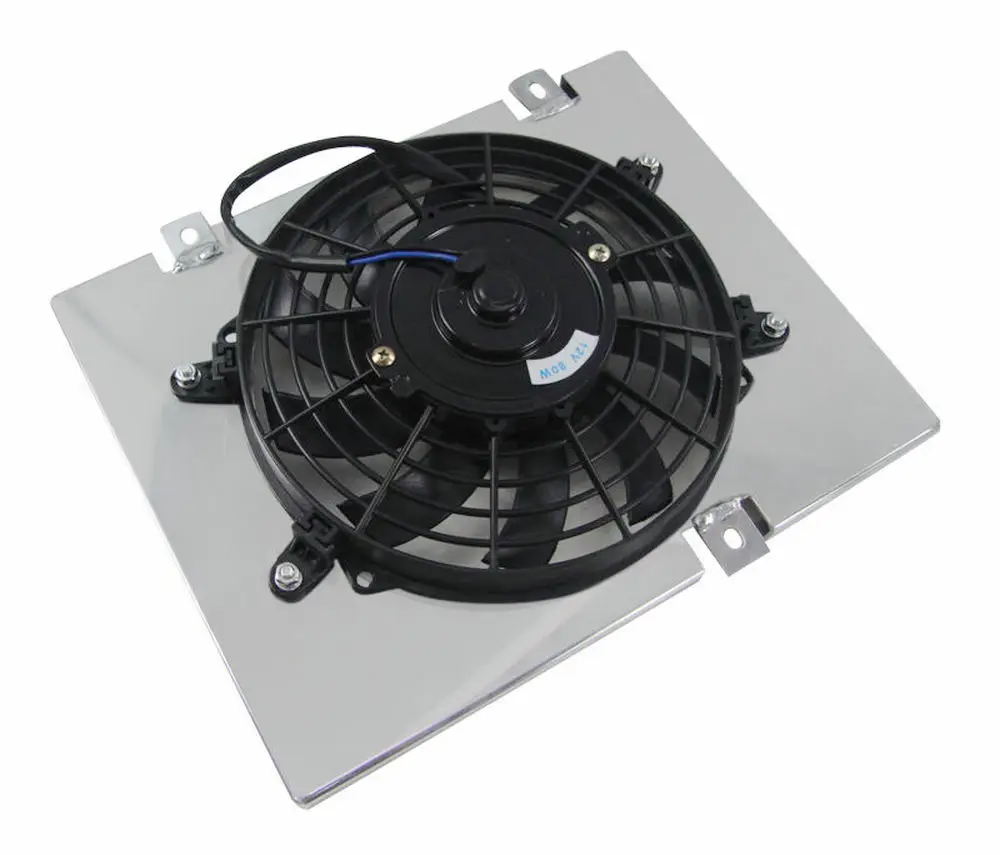 Shroud Fan Only Алюминиевый радиатор для Yamaha FJR1300 FJR13 FJR 1300 A/АБС-пластик/R/RC FJR13AT/T/TC 2001-2005& кожух вентилятора подходит 2002 2003 2004 - Цвет: Shroud Fan Only