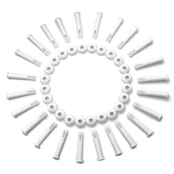 

24 PCS Plastic Pool Joint Pins & 24 PCS Rubber Seals for Intex Above Ground Round FramePool Parts 28270-28273(2.36Inch)