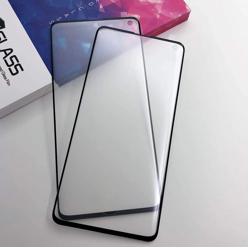 3D Матовый чехол из закаленного стекла для Samsung Galaxy S10 S9 S8 Plus Note 10 8 9 без отпечатков