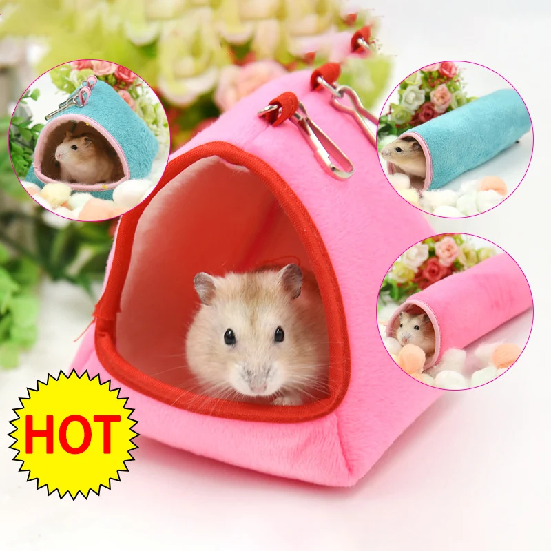 Морская свинка клетка для хомяка гамак домик Ёжика согревает зимние маленькие