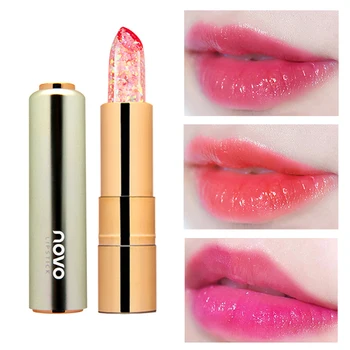 

Jelly Lipstick Crystal Diamond Color Change Lipstick lasting Waterproof Moisturizing Lip Balm Three-dimensional Lip TSLM1