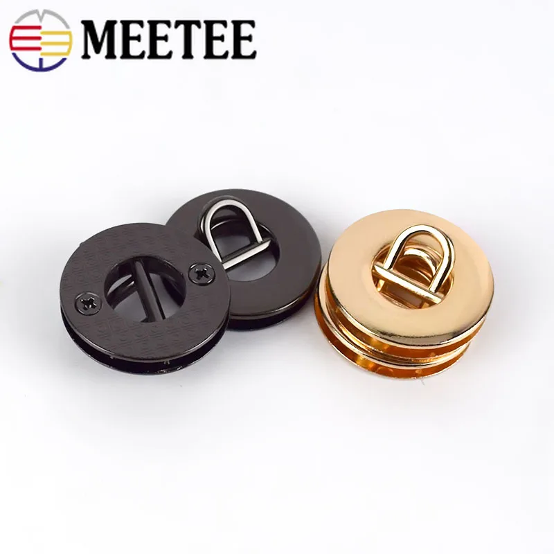 Металлические пряжки Meetee 13 мм с круглыми кольцами 5 шт. винтовая Пряжка для сумки