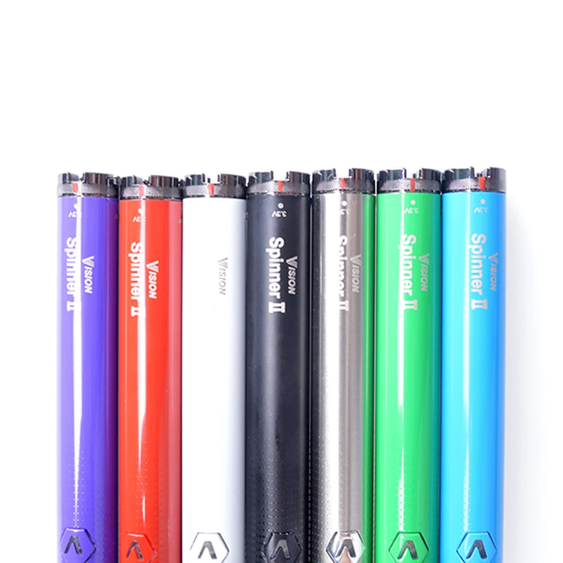 5 шт./лот Vision spinner II 1650mAh 3,3-4,8 V vision spinner 2 Ego twist батарея электронная сигарета переменное напряжение evod twist батарея