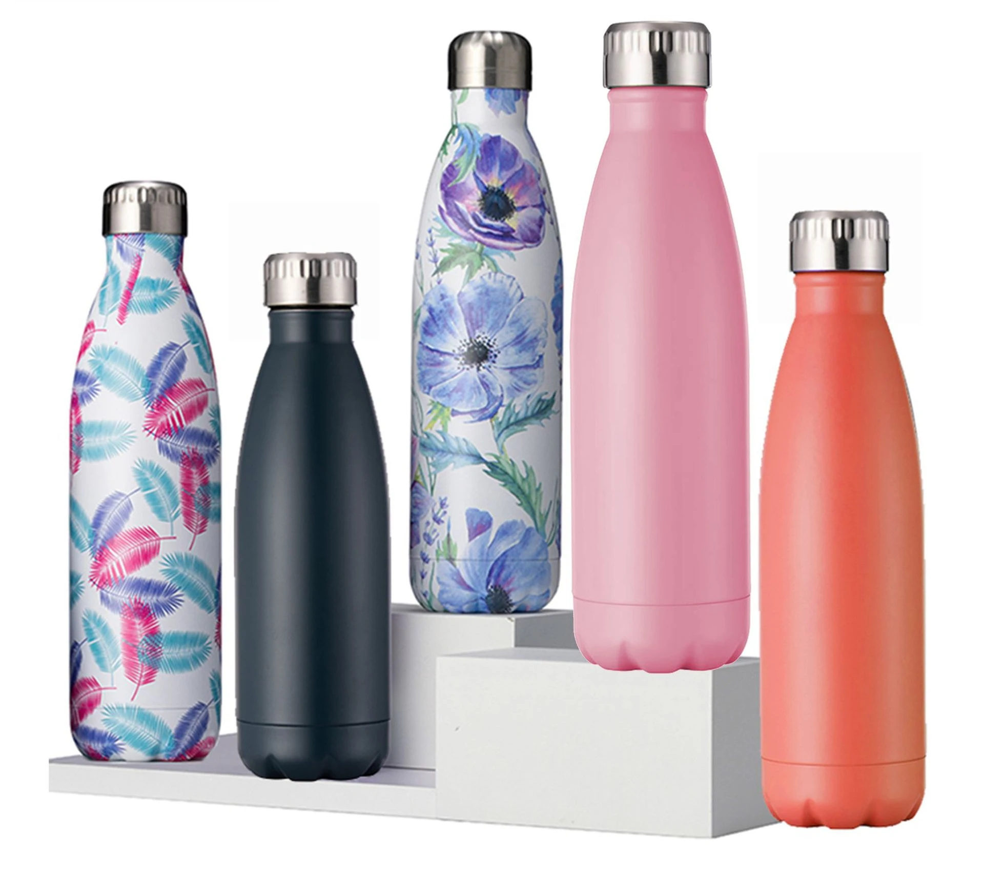 500ml double layer insulated thermos stainless steel space sports