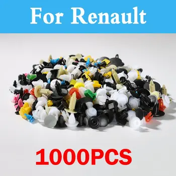 

1000pcs Car Styling Panel Retainer Pin Trim Body Assortment Buckle For Renault Clio V6 Fluence Rs Kadjar Koleos Duster Captur