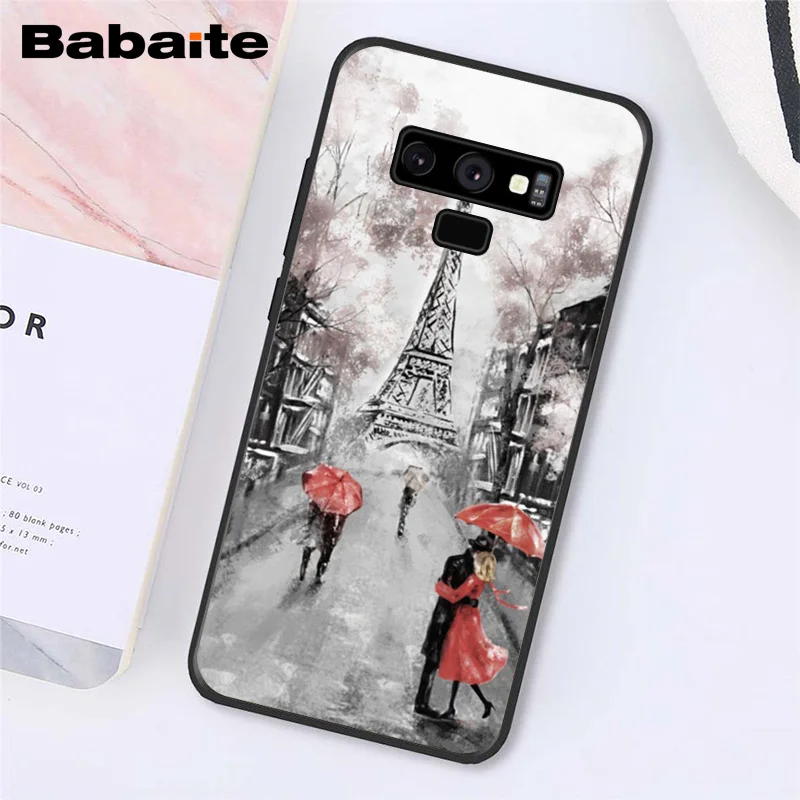 Paris London Eiffel Tower New york Lover Autumn Maple 