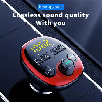 

Car MP3 Player Multi-purpose Universal Bluetooth Car Charger With LED Screen Dual USB Car Cigarette Lighter