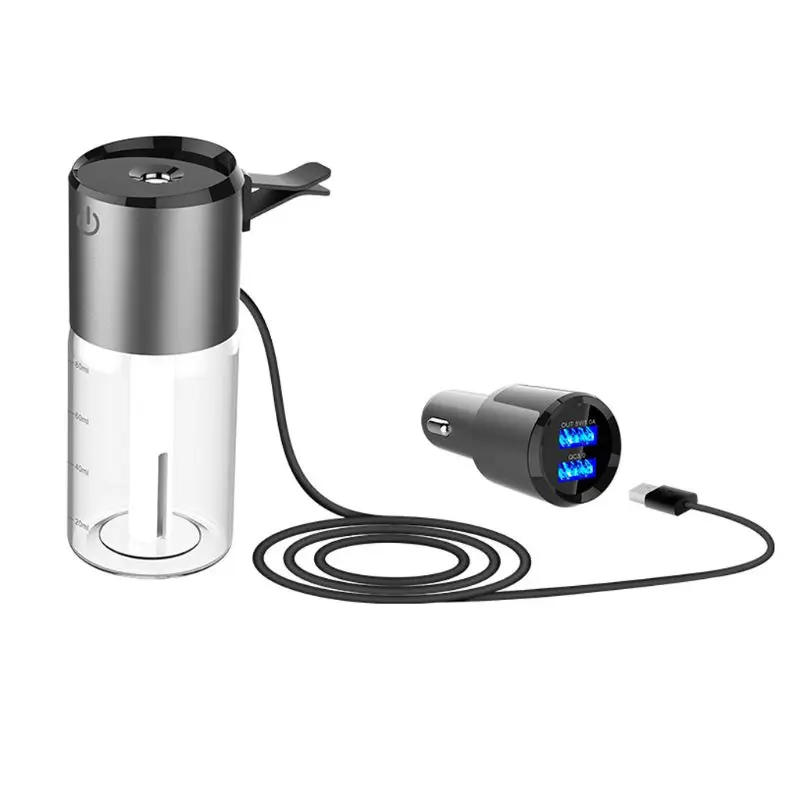 Креативный Портативный USB мини автомобильный ароматизатор в форме чашки увлажнитель воздуха диффузор - Название цвета: white