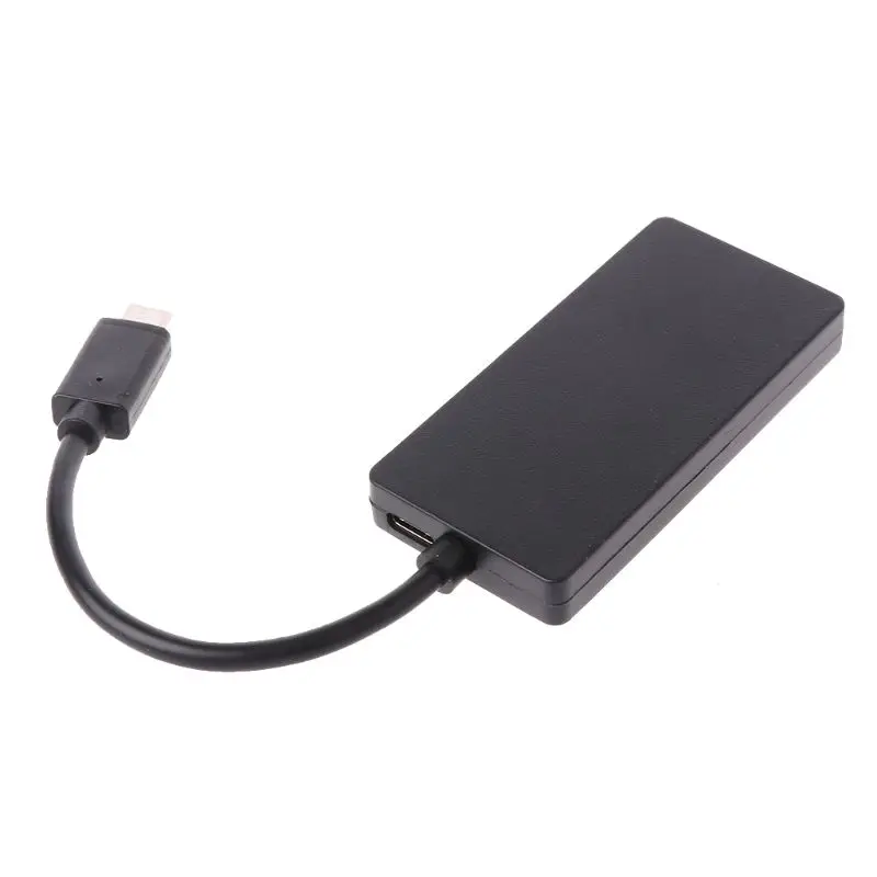 Высокоскоростной 3 в 1 концентратор type C 3 порта USB удлинитель адаптер для ноутбука ПК компьютер планшет быстрое зарядное устройство аксессуары