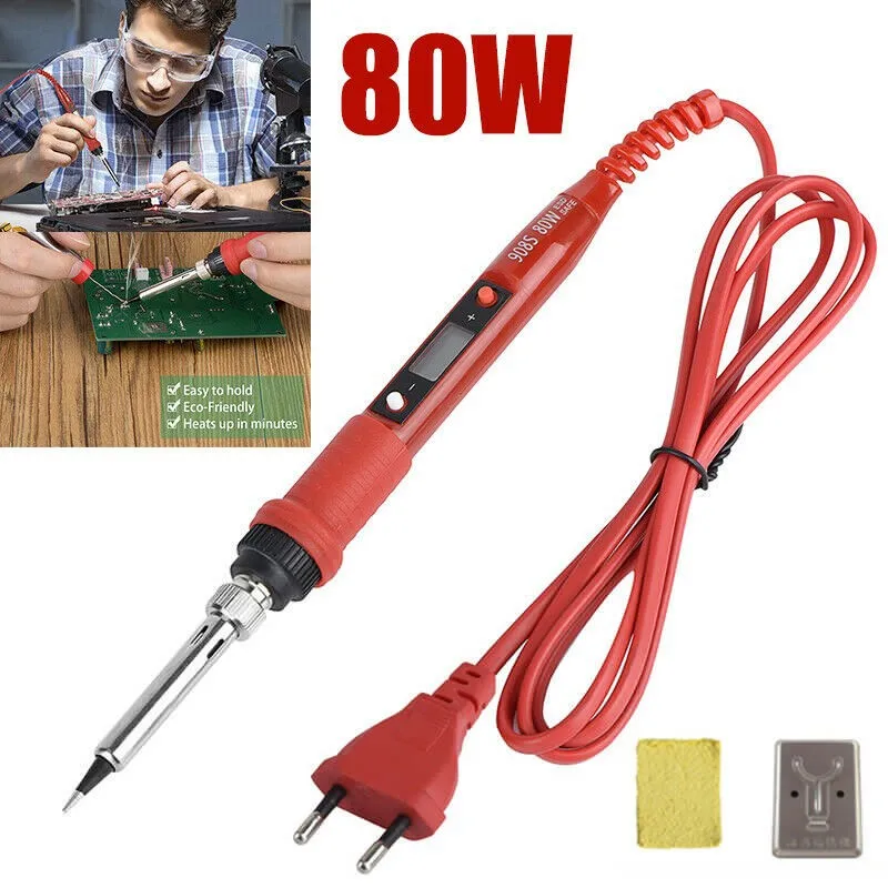 LCD soldering iron adjustable temperature soldering iron quality