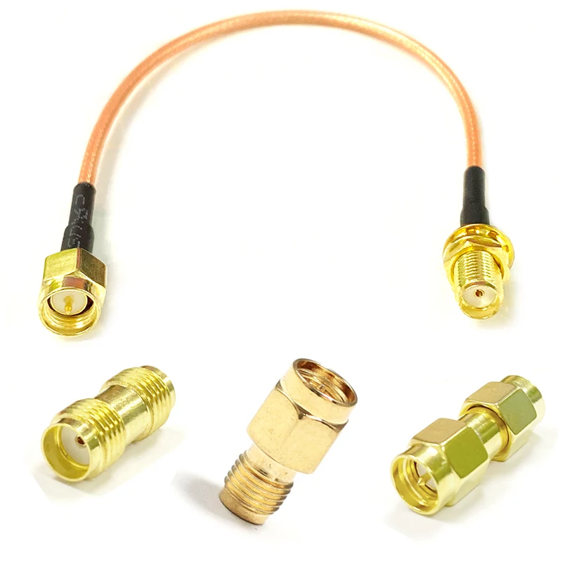 Sma männlich zu weiblich mutter rg316 3ft kabel 1m 3 stücke rf koax adapter kit für wifi gsm 3g 4g antenne neu – Detail 1