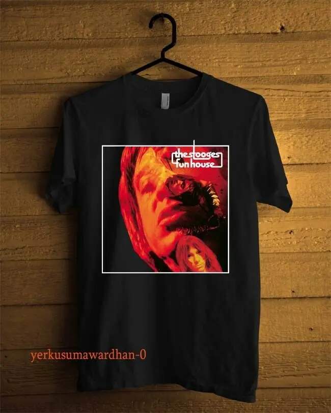 The stooge Fun House Album Игги Поп музыкальная футболка черные мужские Размеры майка больше