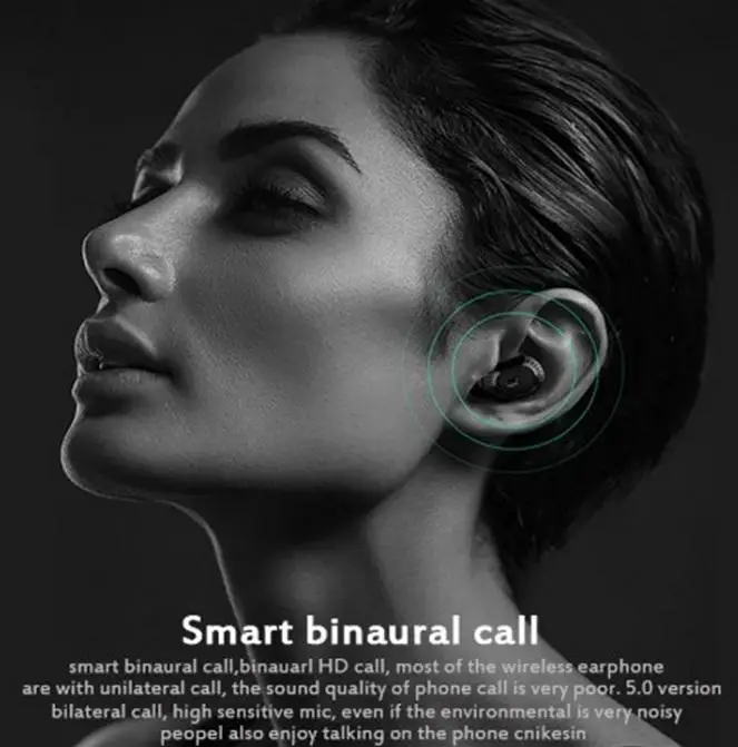 Studyset XG20 TWS Беспроводные цифровые Bluetooth 5,0 стерео мини водонепроницаемые спортивные наушники