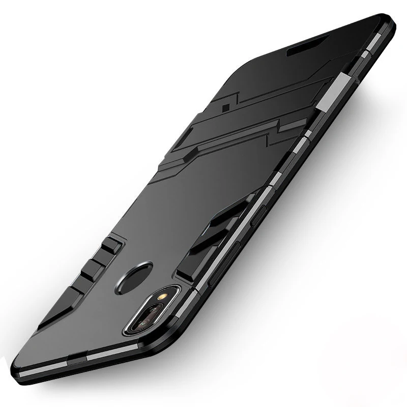 Черный Противоударный чехол-броня для ASUS Zenfone Max Pro M1 M2 ZB601KL ZB602KL ZB631KL чехол Max Pro M 1 2 Чехол - Цвет: Черный