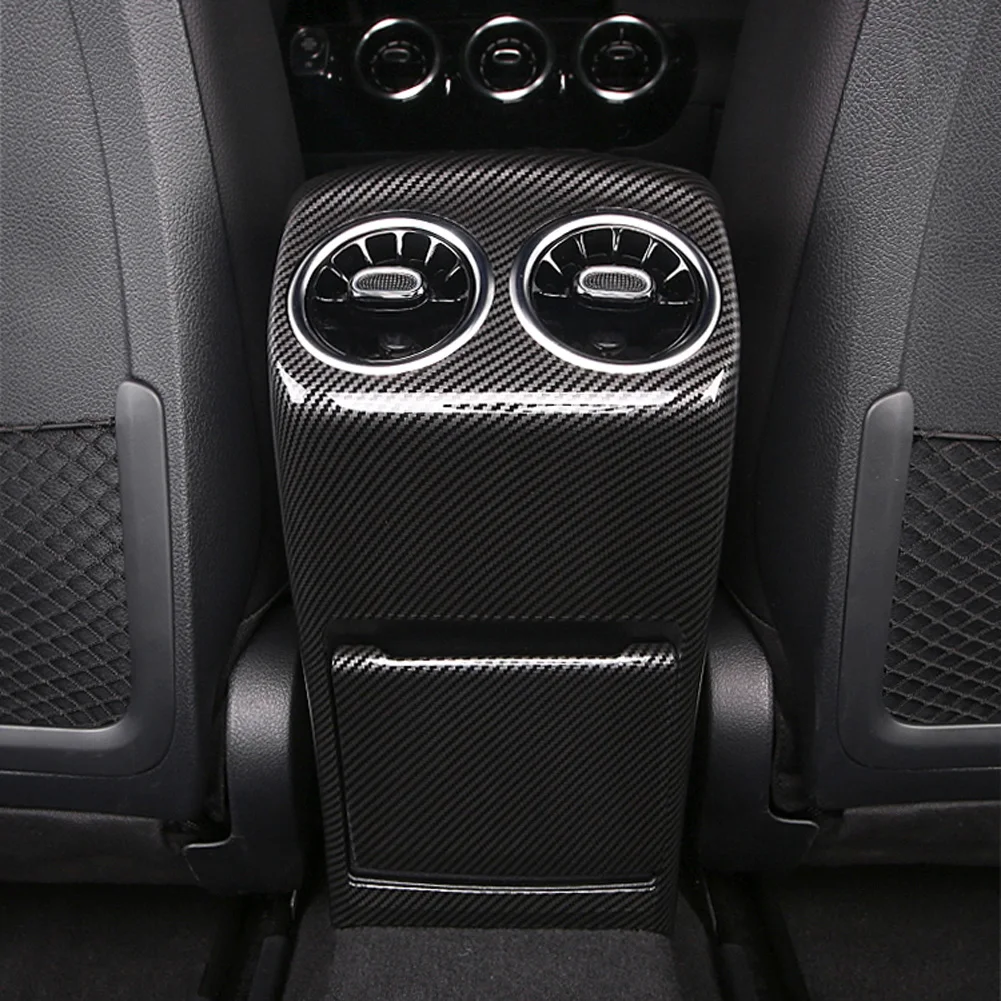 

For 2019 2020 Mercedes-Benz A-Class W177 V177 rear armrest box air conditioning socket cover trim sticker auto parts