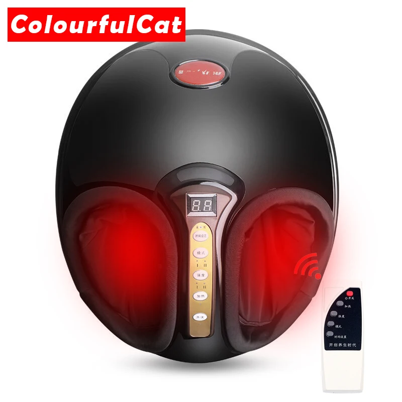 Электрический массажер для ног антистресс Шиацу Разминание давления воздуха инфракрасный уход Массажная Машина Отопление терапия