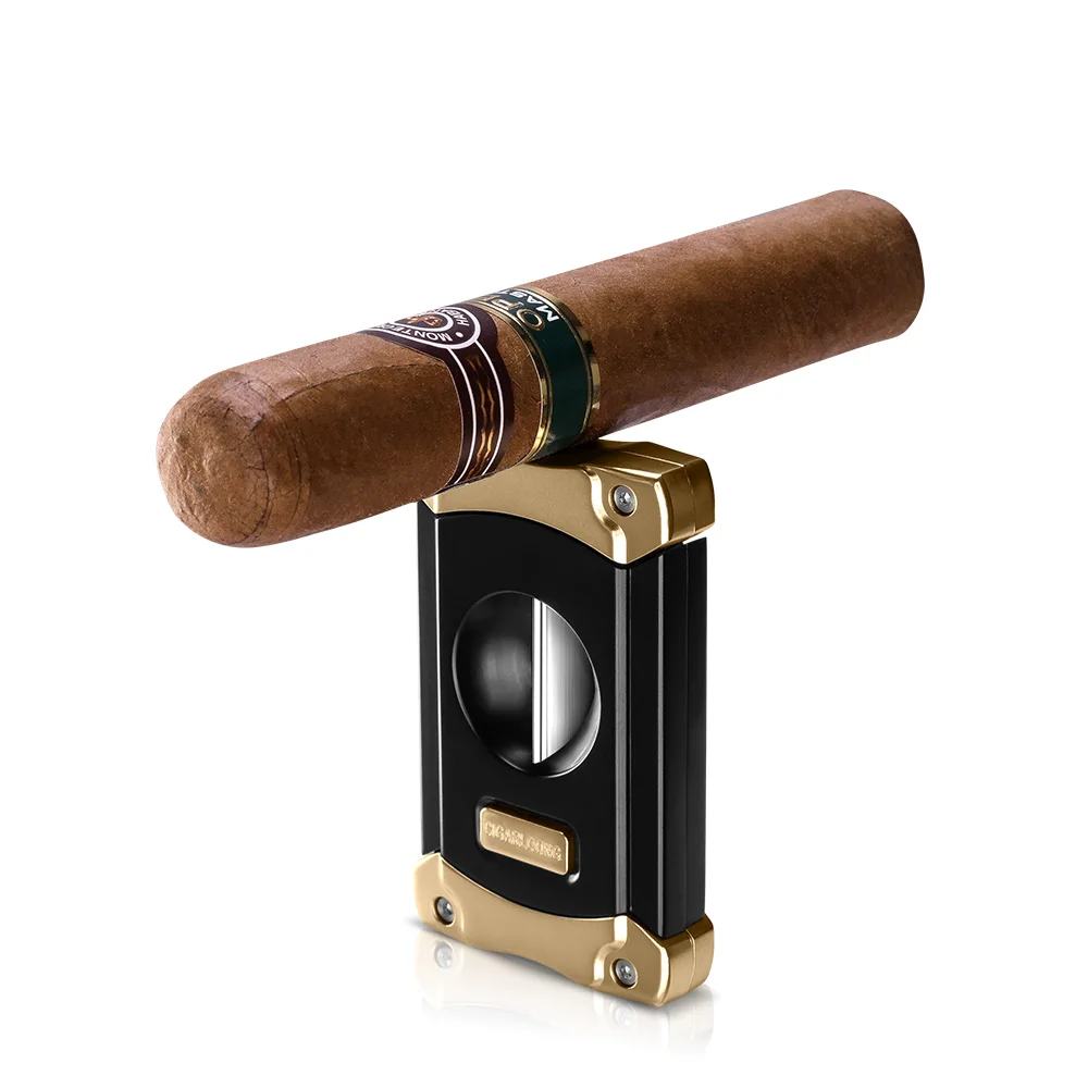 CIGARLOONG портативный металлический резак для сигар из нержавеющей стали Роскошные гаджеты шесть цветов на выбор V сигары резак CL-JV002