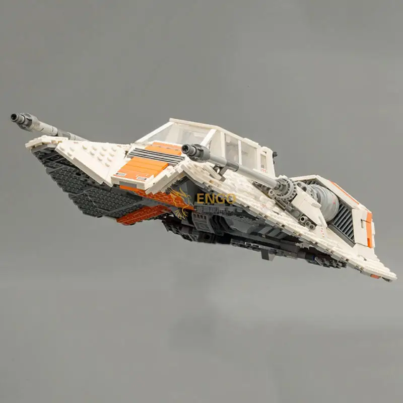 1457 pçs espaço guerras neve speeder batalha navio jogos piloto rebel 05084 modelo blocos de construção crianças tijolos compatíveis com lago