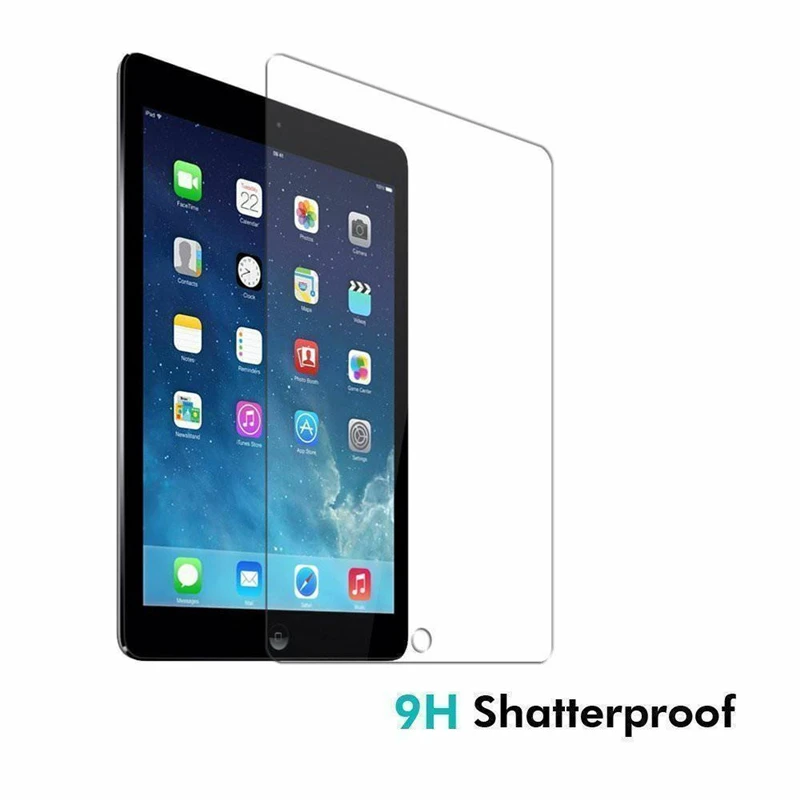 For iPad 2 3 4 2012 2011 9.7 Inch Tempered Glass Screen Protector A1395 A1396 A1397 A1416 A1430 A1458 A1459 A1460 Tablet HD Film tablet cover