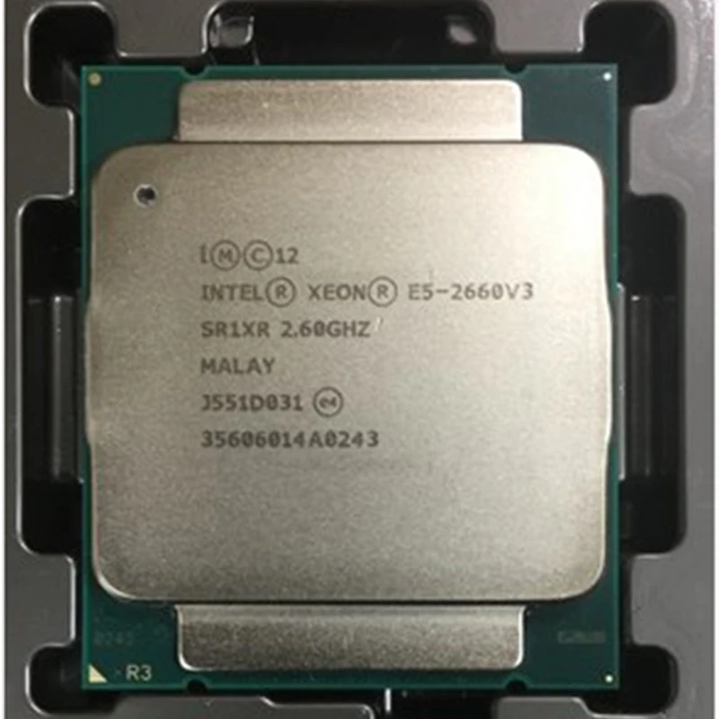 X99 комплект материнской платы с Xeon E5 2660 V3 LGA 2011 3 CPU 4*8 ГБ (32 Гб) DDR4 память ECC REG RAM MATX NVME