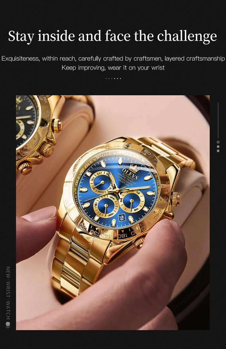 OLEVS 6638 Men’s Automatic Mechanical Watch description image 6
