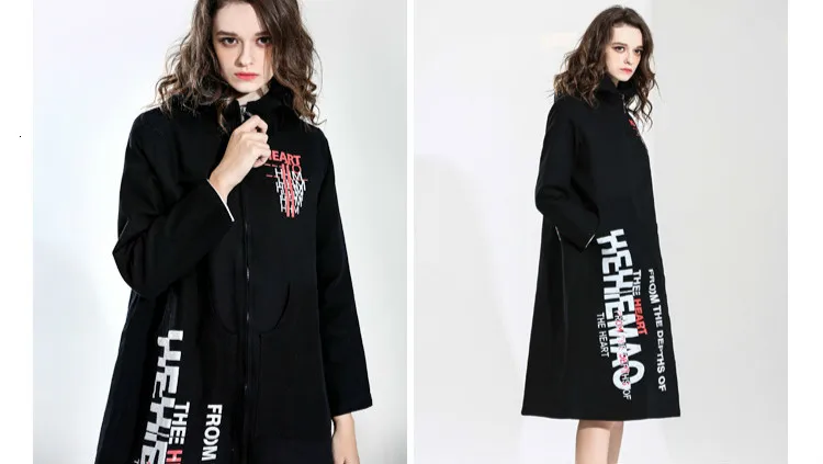 Max LuLu, модная Корейская женская зимняя теплая одежда, женский длинный Тренч с капюшоном и принтом, пальто с подкладкой, Повседневная ветровка размера плюс