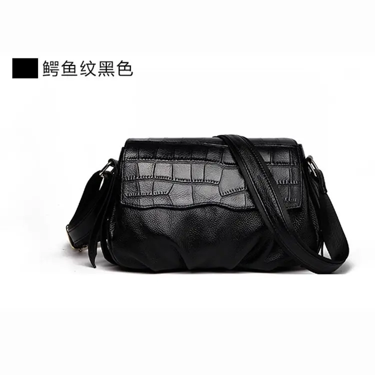 Crocodile patternl Новая крокодиловая кожа Женская Baotou кожаная сумка через плечо - Цвет: Crocodile patternl