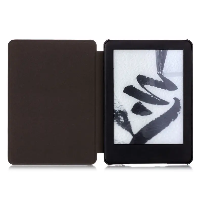 Cross Pattern Ultra-Thin E-book Case Magnetic PU Leather Flip Stand Protective Cover for All-New Kindle 10th Generation 2