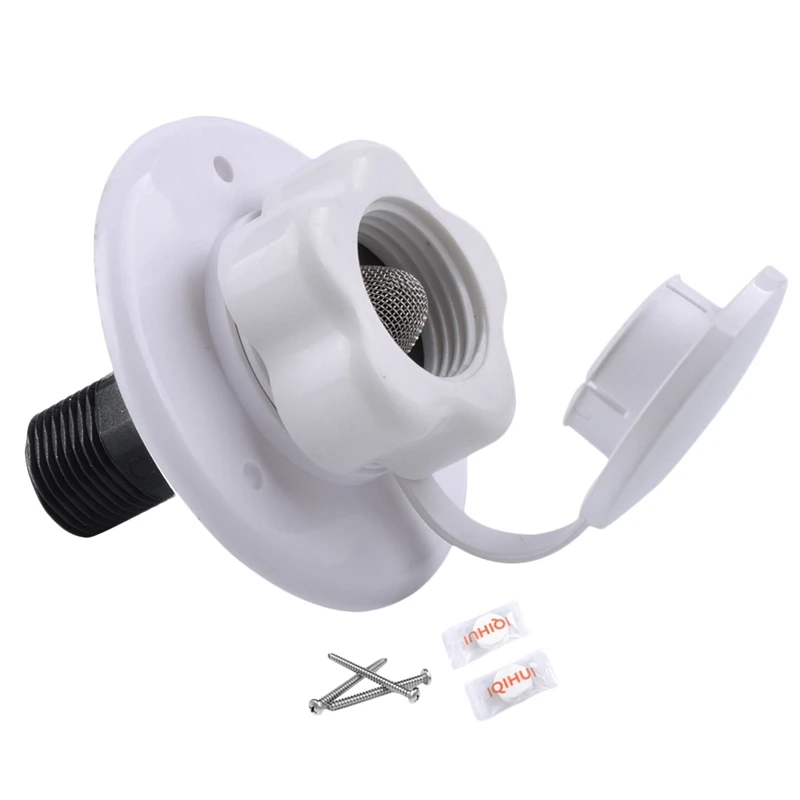 

New Gravity Water Inlet Fill Hatch Lock One-Way Water Valve For Rv Trailer Cars