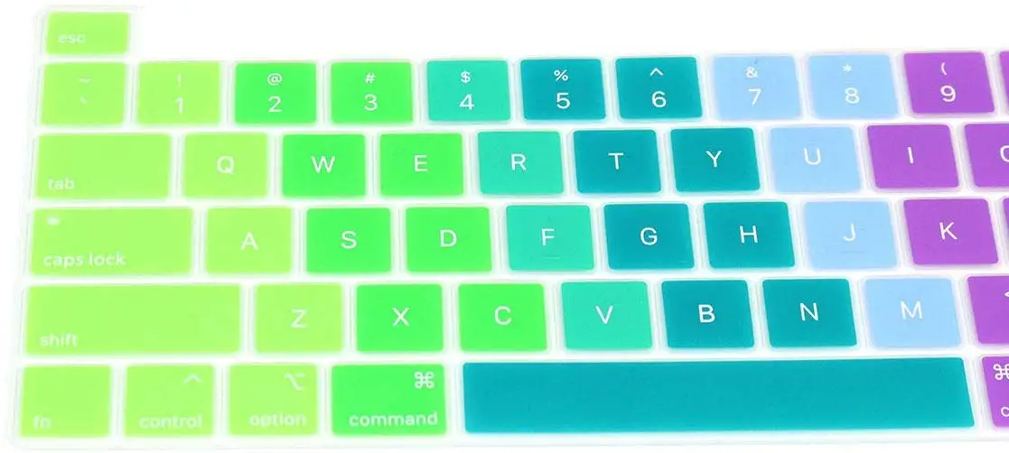 Силиконовый защитный чехол для клавиатуры MacBook New Pro, 16 дюймов,, с сенсорной панелью и сенсорной идентификацией, модель A 2141, кожа