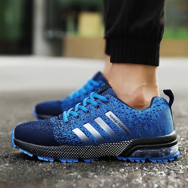 Осенние дышащие мужские беговые кроссовки Flyknit, легкие спортивные кроссовки для бега, марафонские кроссовки