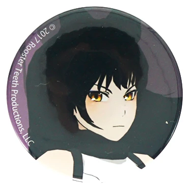 Значок Аниме RWBY красная роза Weiss schnee Blake Belladonna Ян Сяо длинный металлический значок брошь булавки - Окраска металла: 05Blake Belladonna