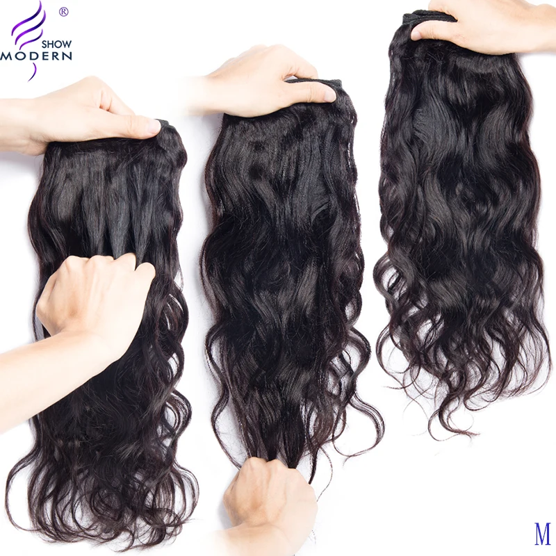 Современное шоу 3 пучка с фронтальной бразильской волной тела 13x4 предварительно