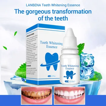 

Teeth Whitening Essence Liquid Oral Hygiene Cleaning Remove Stain Brighten Tooth LDO99