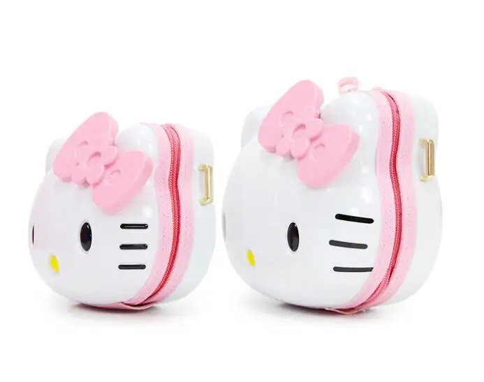 Мультяшная сумка на цепочке с котенком hello kitty, Высококачественная Милая сумка через плечо, лучший подарок для девочки - Цвет: Pink