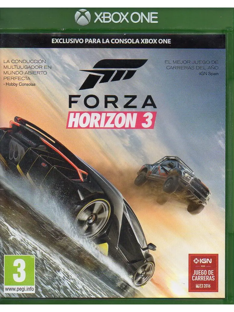 Forza Horizon 3 (XBOX ONE) (second hand very good)Video Game Consoles