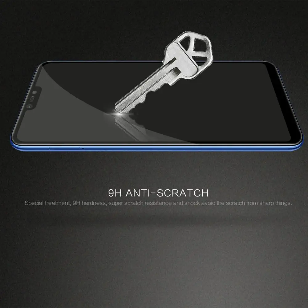 Xiaomi Mi 8 Lite Защитное стекло для экрана Nillkin 2.5D полное покрытие защитное стекло на Xiaomi Mi 8 облегченное Закаленное стекло пленка