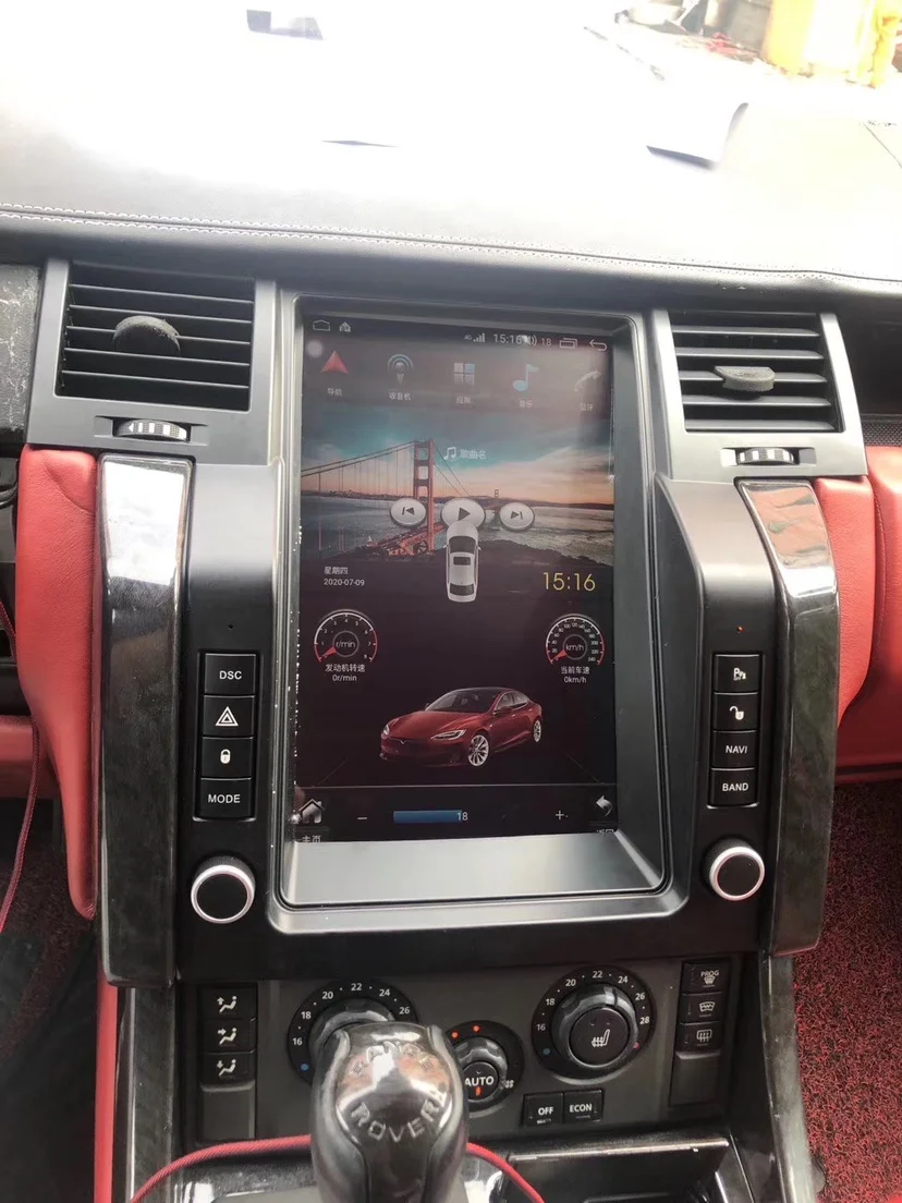 Автомагнитола Aotsr Вертикальная Tesla PX6 Android 9 0 4 + 64 ГБ GPS навигация HD мультимедиа для