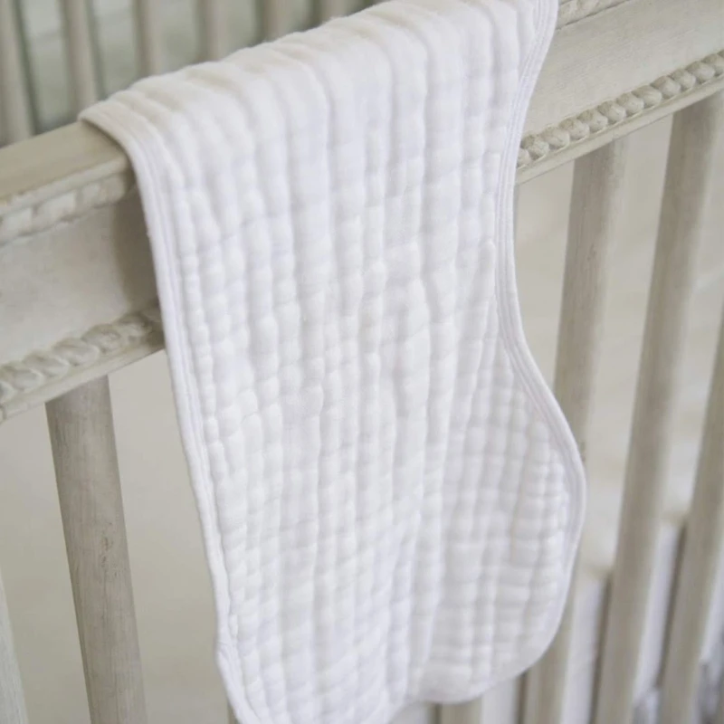 Baby Muslin Burp Cloths Cotton Hand Washcloths 6 Layers Extra Absorbent Soft Towel Gauze Kindergarten Facecloth