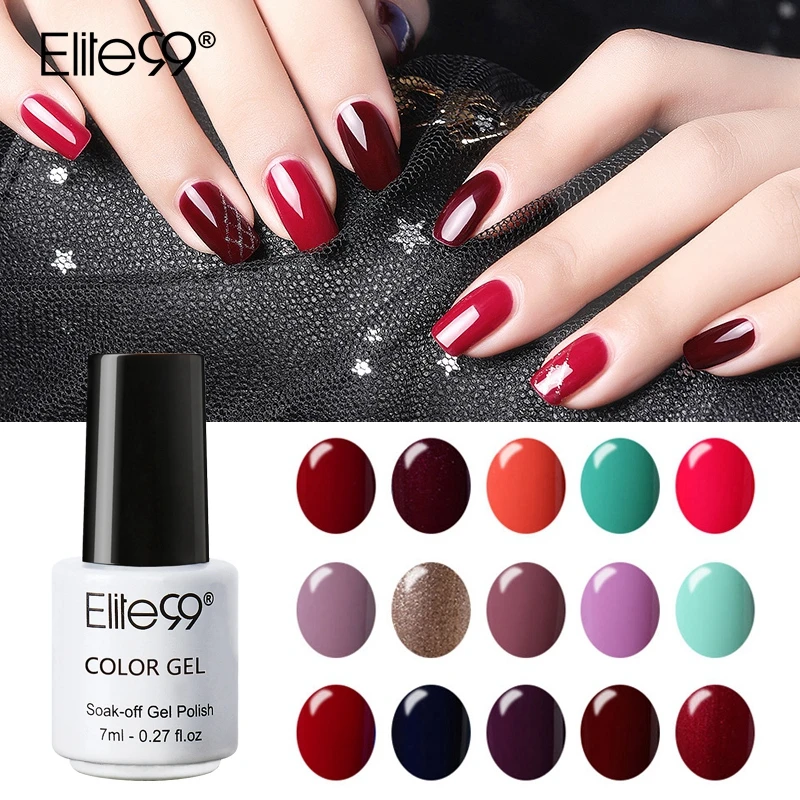 

Elite99 7ml Gel Nail Polish Hybrid Varnish All For Manicure Semi Permanent Nail Art Gel Nail Polish Soak Off Gellak Top Coat