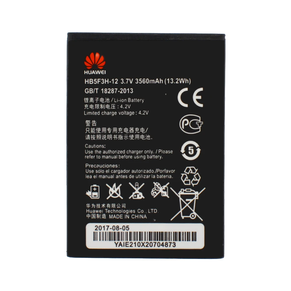 Huawei HB5F3H-12 Аккумулятор для huawei E5372T E5372s E5775 4G LTE FDD Cat4 wifi роутер запасная батарея 3560mAh