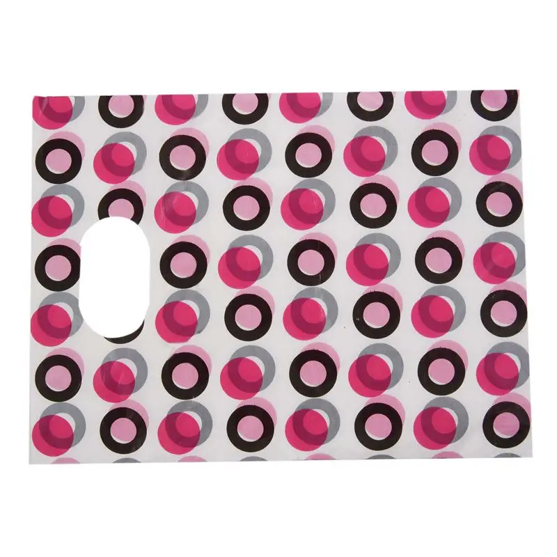 HHO-100Pcs красивый мини-пластиковый подарочный пакет для ювелирных изделий 20*15 см
