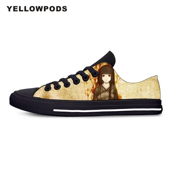 

Men's Casual Shoes Fashion Hell Girl Anime Hot Cool Customized Print Picture Breathable Canvas Light Couple's Comfortable Shoes