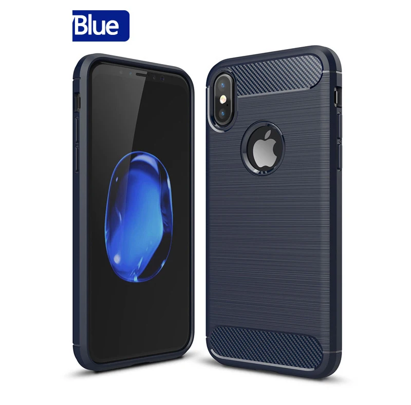 Rubber Carbon Fiber Case For iPhone 11 12 13 PRO MAX 7 7Plus 8 8Plus X XR XS MAX 5S SE 5 6 6S Ultra Thin Silicone Cover Coque cool iphone 12 pro max cases