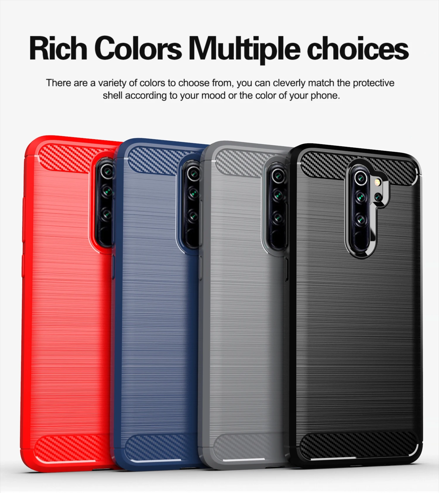 Чехол для xiaomi Redmi 8A S2 Note 8 Матовый Мягкий силиконовый чехол-бампер из углеродного волокна для Redmi Note 8 Pro
