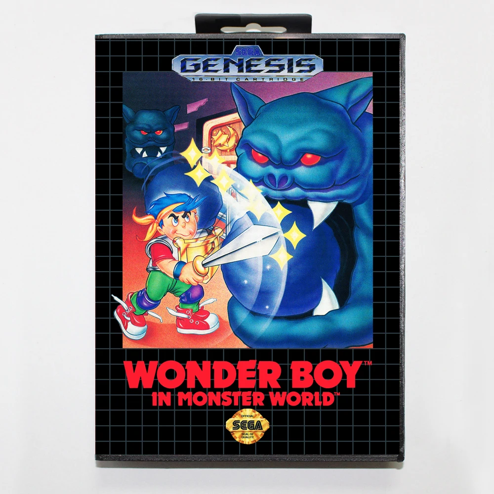 Wonder Boy in Monster World 16bit MD игровая карта для sega Mega Drive/Genesis с розничной коробкой